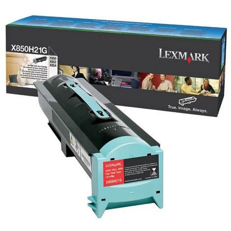 Toner Lexmark X850H21G (X850, X852, X854), čierna (black), originál