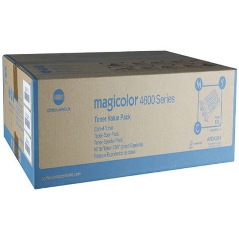 Toner Konica Minolta A0DKJ51 (MagiColor 4650), CMY, trojbalenie, multipack, originál