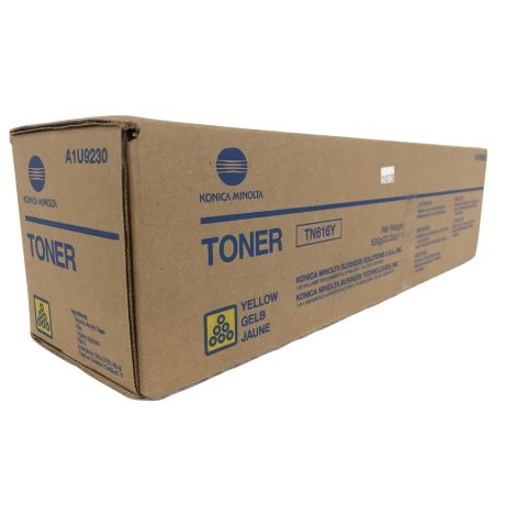 Toner Konica Minolta TN616Y, A1U9253, žltá (yellow), originál