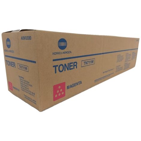 Toner Konica Minolta TN711M, A3VU350, purpurová (magenta), originál