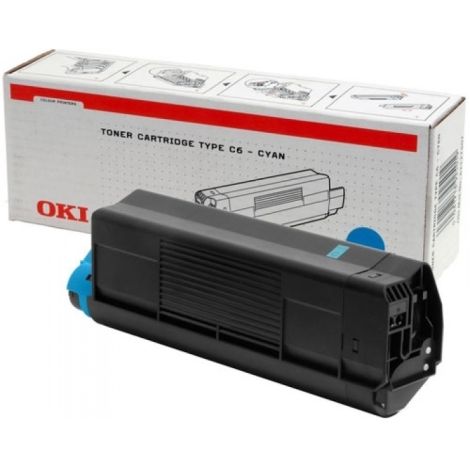 Toner OKI 42804515 (Type C6L, C3100), azúrová (cyan), originál