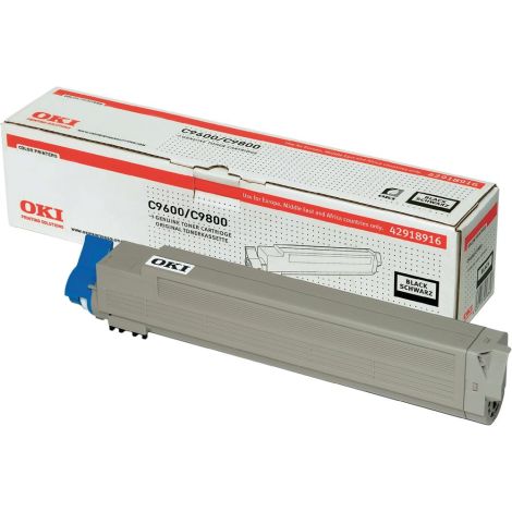 Toner OKI 42918916 (C9600, C9650, C9750, C9800, C9850), čierna (black), originál