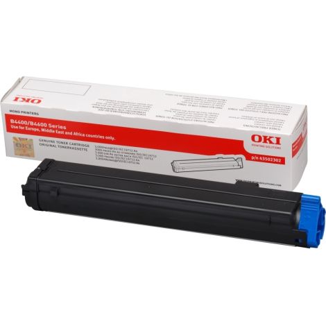 Toner OKI 43502302 (B4400, B4600), čierna (black), originál