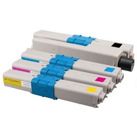 Toner OKI C301, C321, MC332, MC342, CMYK, štvorbalenie, multipack, alternatívny