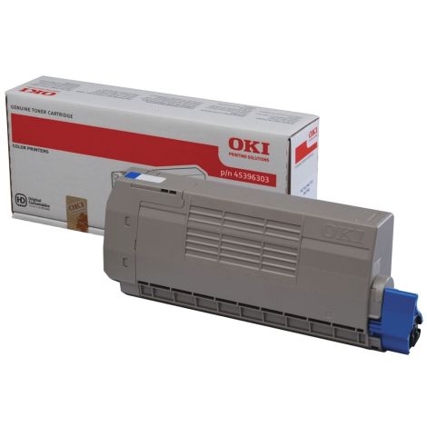 Toner OKI 45396303 (MC760, MC770, MC780), azúrová (cyan), originál