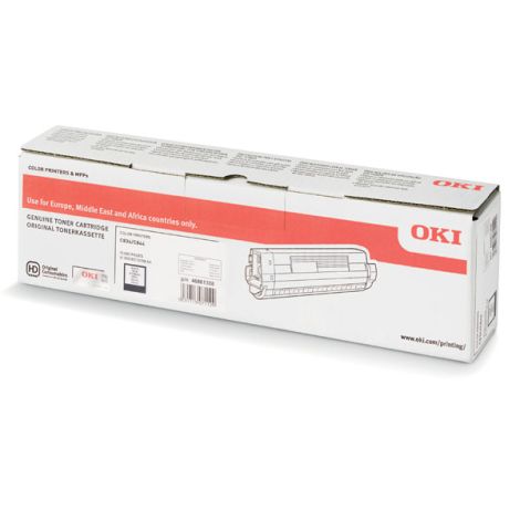 Toner OKI 46861308, C834, C844, čierna (black), originál