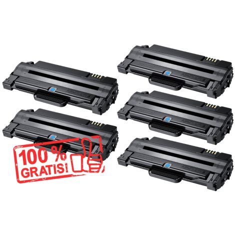 Toner 4 x Samsung MLT-D1052L + MLT-D1052L ZADARMO, čierna (black), alternatívny