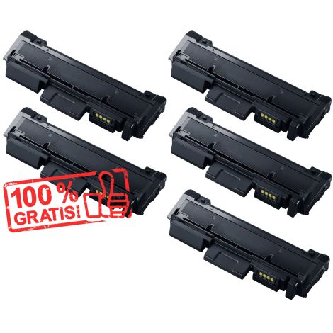 Toner 4 x Samsung MLT-D116L + MLT-D116L ZADARMO, čierna (black), alternatívny