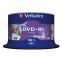 {Verbatim DVD+R, Wide Inkjet Printable No ID Brand, 43512, 4.7GB, 16x, spindle, 50-pack, 12cm, pre archiváciu dát}